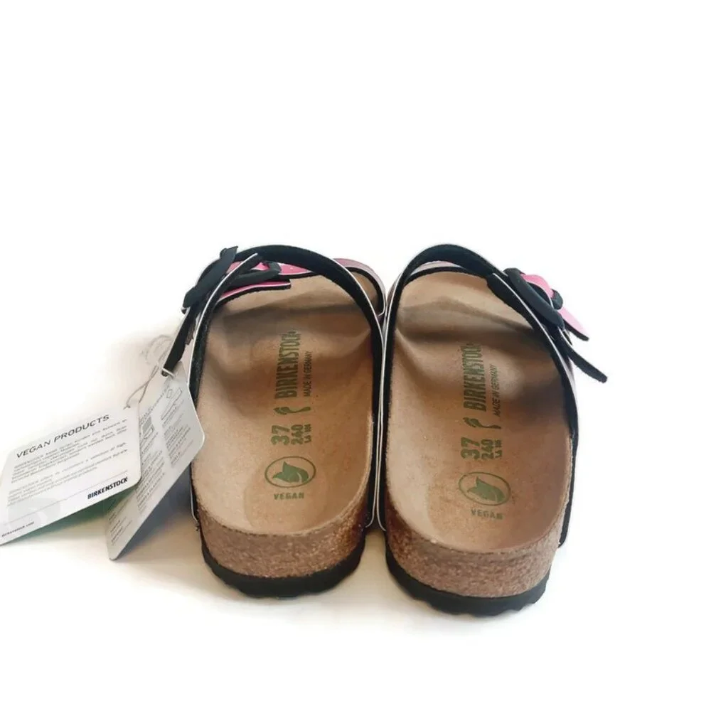Birkenstock Arizona BS Womens Sz 6 Birko-Flor Sandals Ombre Pink Purple Narrow - Picture 7 of 11
